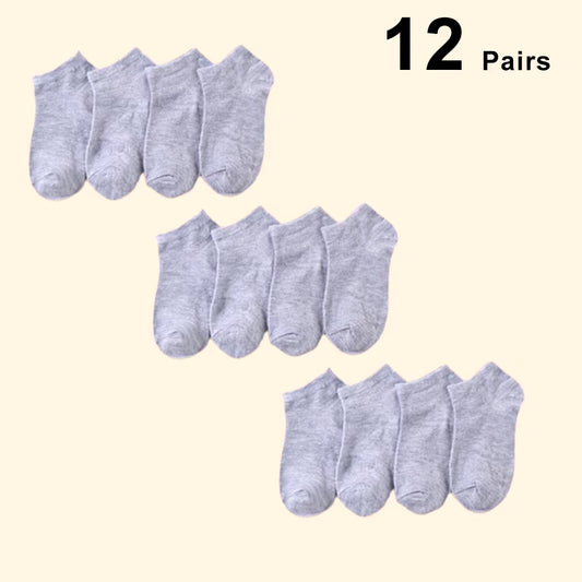 10/12/20 Pairs Men Solid Color Boat Socks Comfortable Breathable High-Quality Business Low Tube Casual Slippers Ground Socks